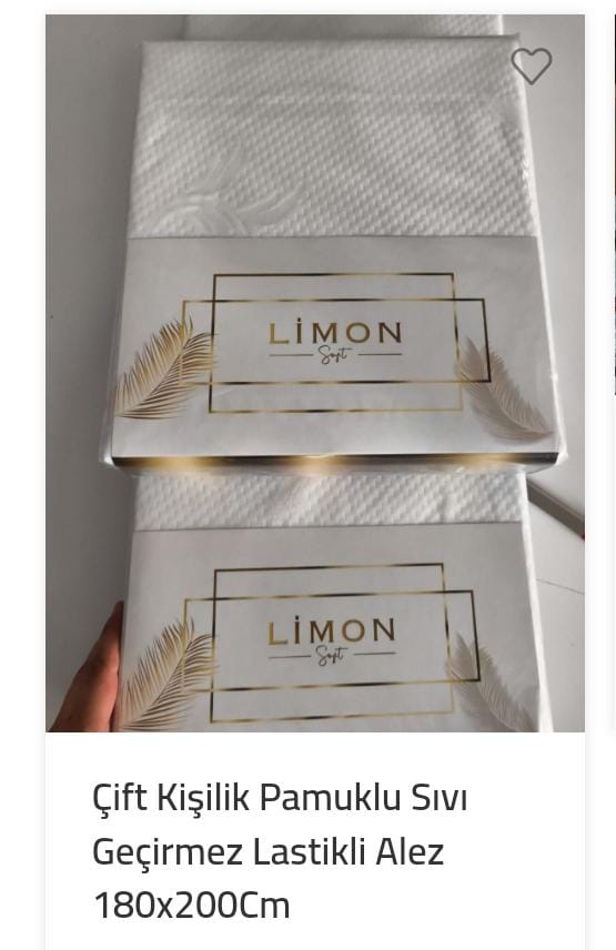 Çift Kişilik Lastikli Sıvı Geçirmez Alez