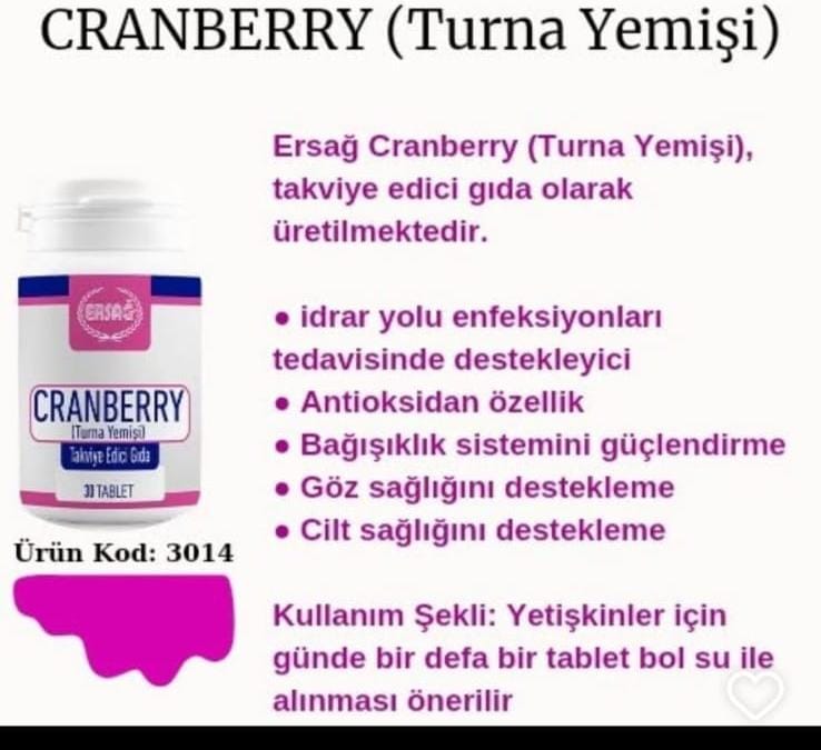 Cran Berry - Turna Yemişi