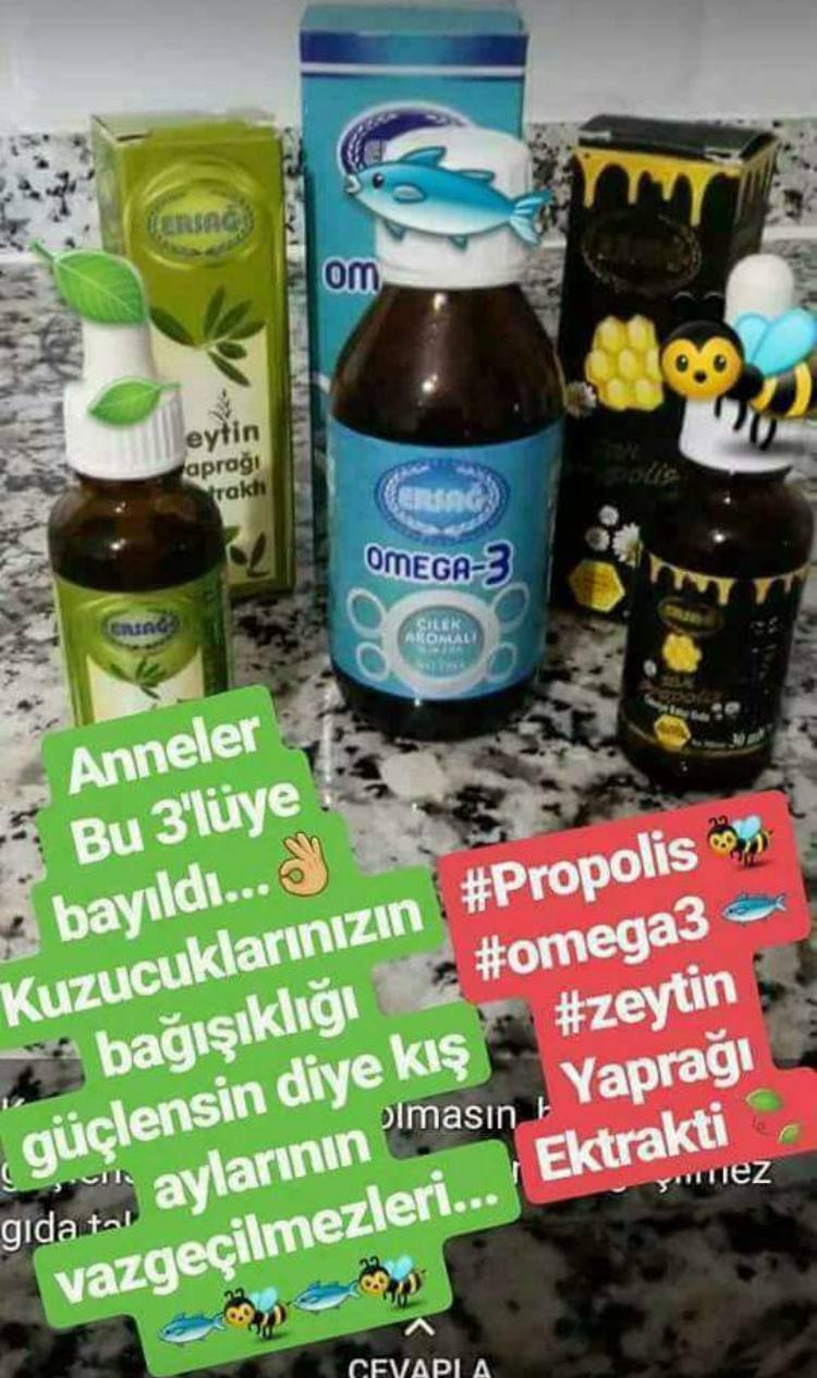 Propolis-Omega3-Zeytin Yaprağı Ekstraktı