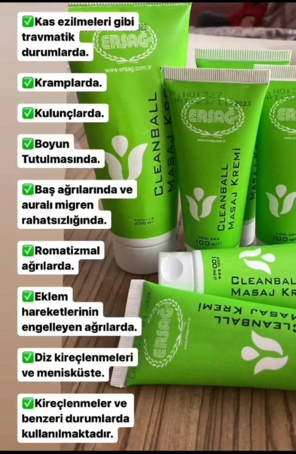 CleanBall Masaj Kremi