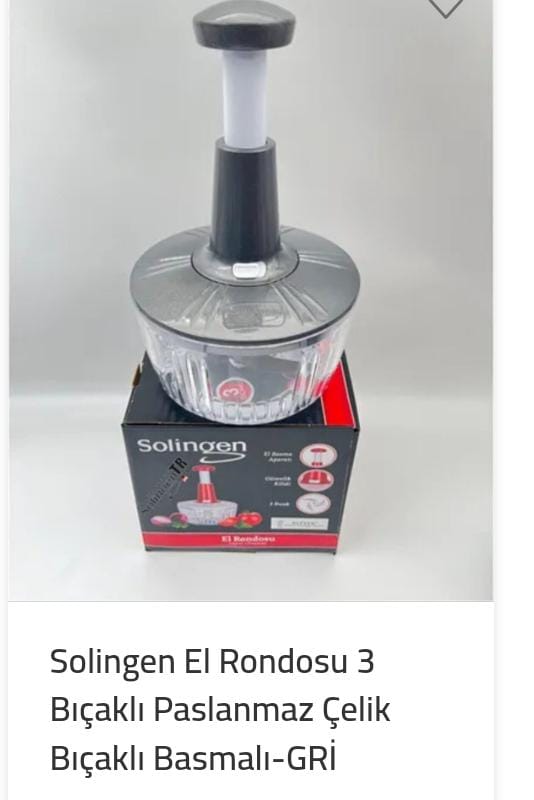 Solingen 3 Bıçaklı El Rondosu