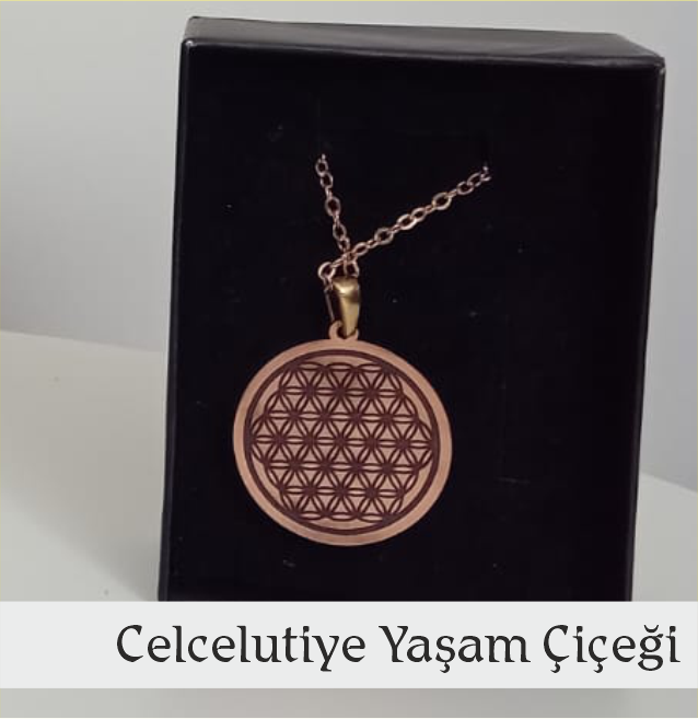 Celcelutiye Yaşam Çiçeği Kolye