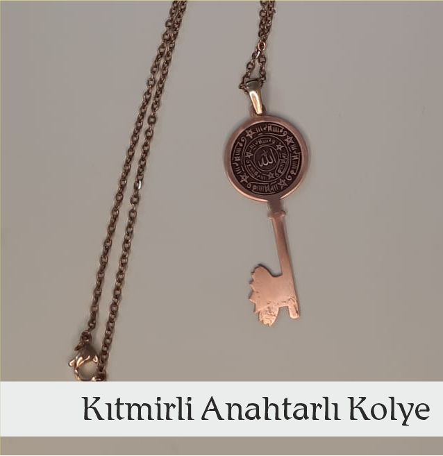 Kıtmirli Anahtarlı Kolye